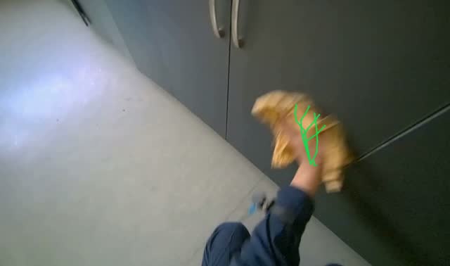 Wiping cabinet doors: egocentric robotics sample