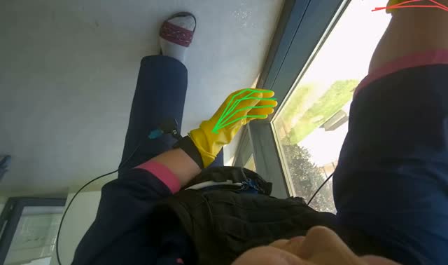 Cleaning window: egocentric robotics sample