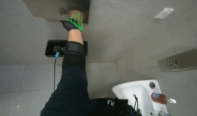 Cleaning restroom mirror, sink, and toilet: egocentric robotics sample