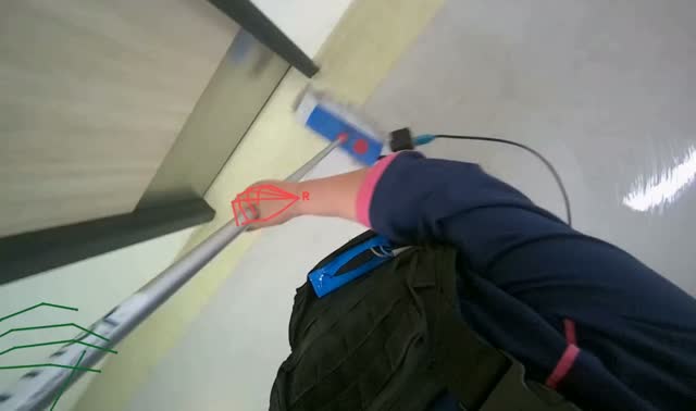 Mopping floor: egocentric robotics sample