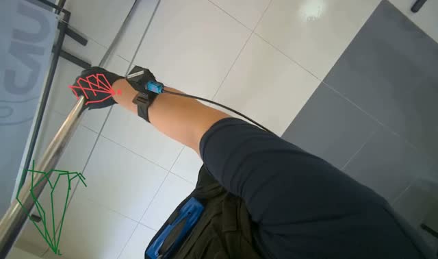 Mopping floor: egocentric robotics sample