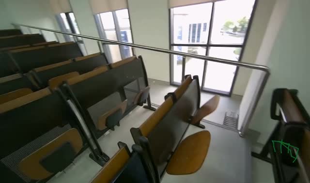 Mopping classroom aisles: egocentric robotics sample