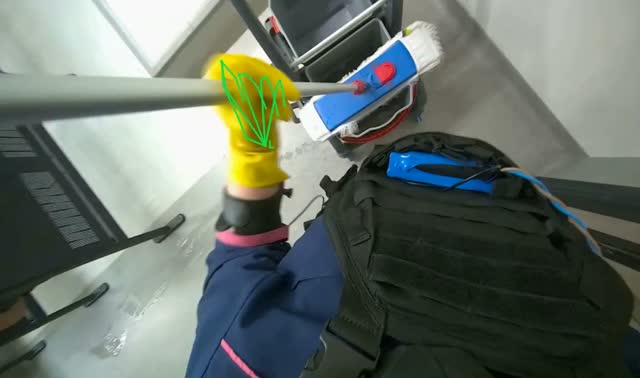 Mopping floor: egocentric robotics sample