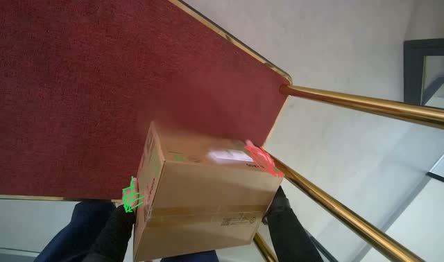 Unloading and placing box on shelf: egocentric robotics sample