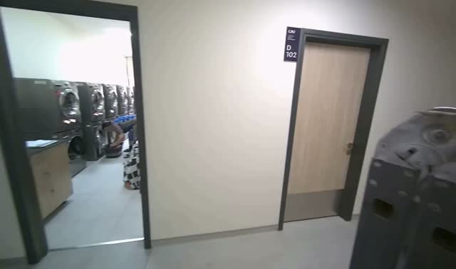 Setting up ladder for work: egocentric robotics sample