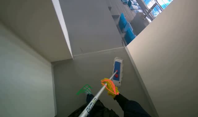 Mopping floor: egocentric robotics sample