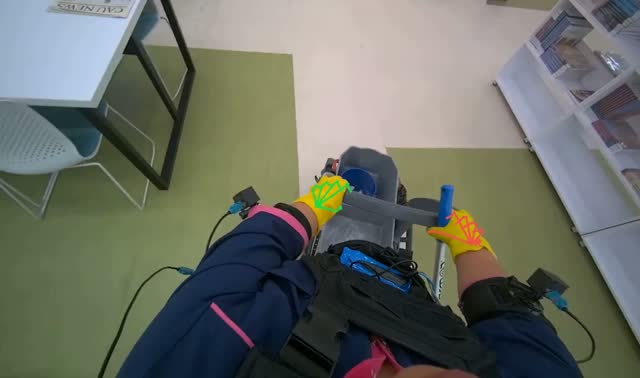 Mopping the floor: egocentric robotics sample