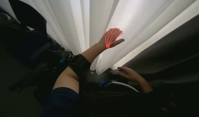Adjusting room curtains: egocentric robotics sample