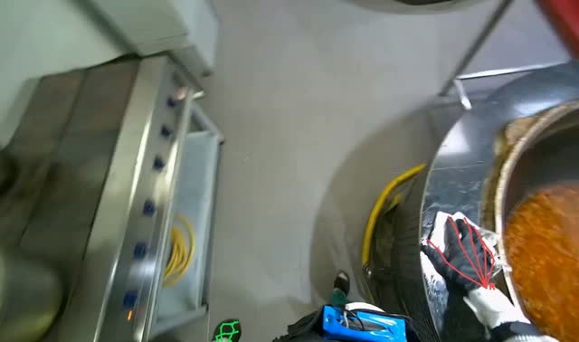 Wiping cooking surface: egocentric robotics sample