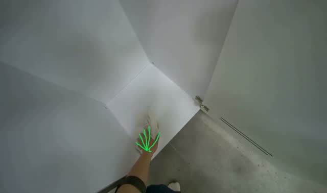 Wiping lockers: egocentric robotics sample