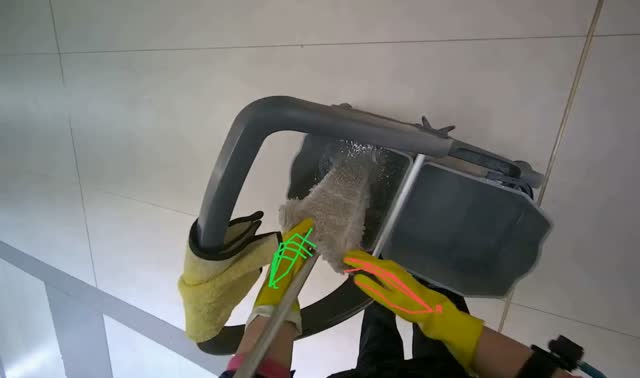 Washing cloth: egocentric robotics sample