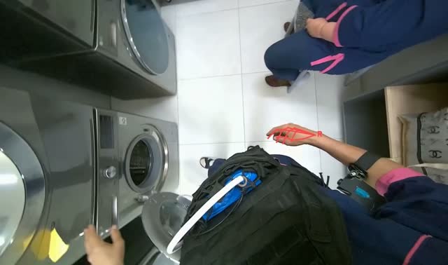Operating washing machines: egocentric robotics sample