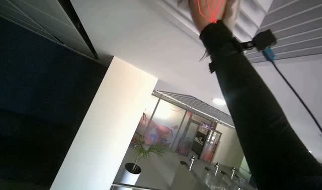 Wiping ceiling vents: egocentric robotics sample