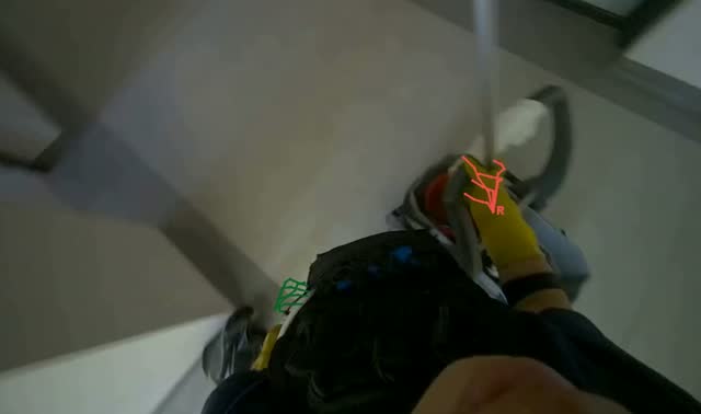Mopping floor with cleaning cart: egocentric robotics sample