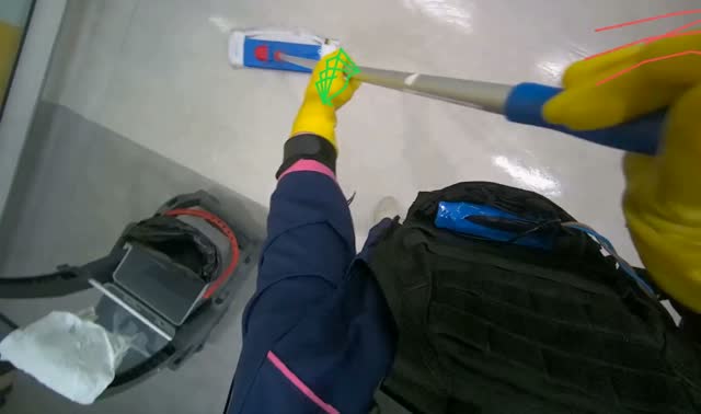 Mopping floor and moving chairs: egocentric robotics sample