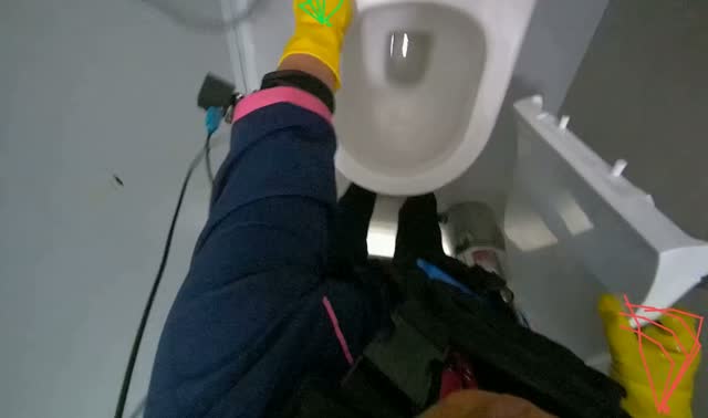 Cleaning the toilet: egocentric robotics sample