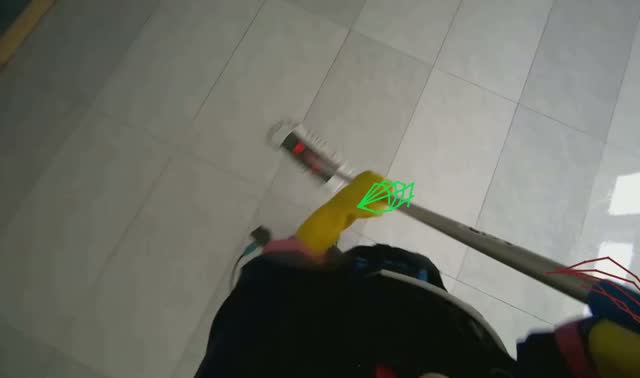 Mopping the floor: egocentric robotics sample