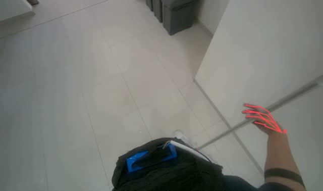 Mopping the floor: egocentric robotics sample
