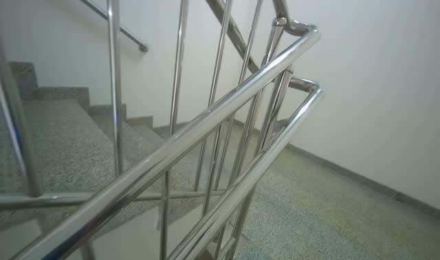 Cleaning staircase handrail: egocentric robotics sample