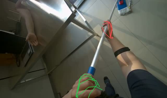 Mopping the patient room floor: egocentric robotics sample