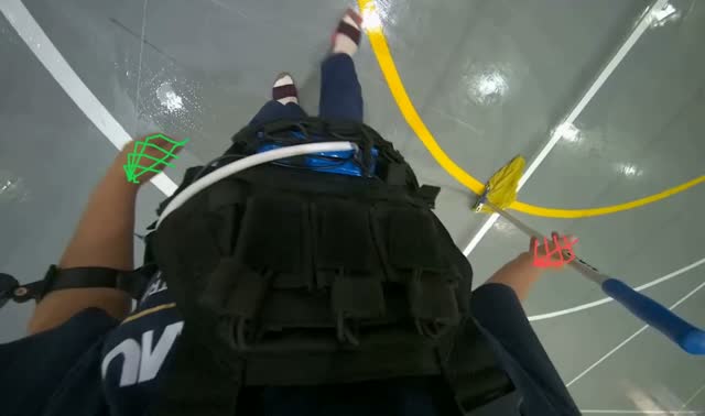 Mopping floor: egocentric robotics sample