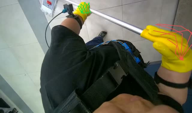 Mopping floor: egocentric robotics sample