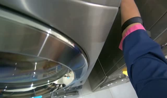 Wiping washing machines: egocentric robotics sample