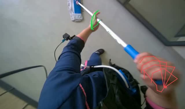 Mopping floor: egocentric robotics sample