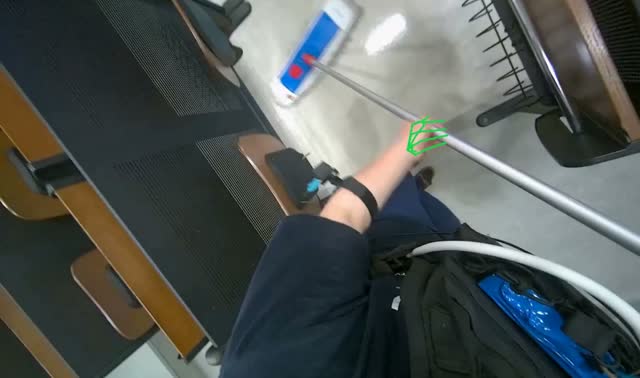 Mopping auditorium floor: egocentric robotics sample