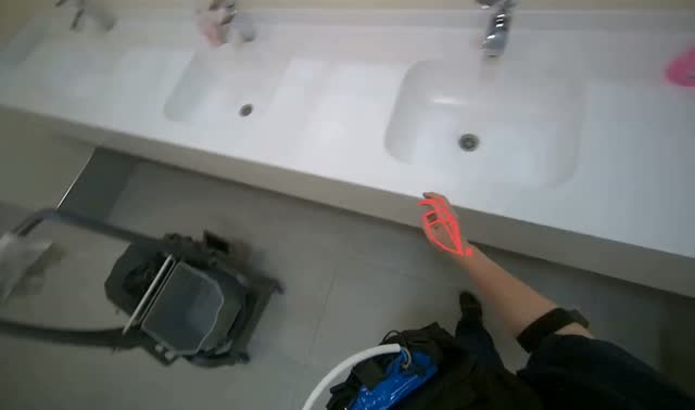 Organizing cleaning cart and tools: egocentric robotics sample