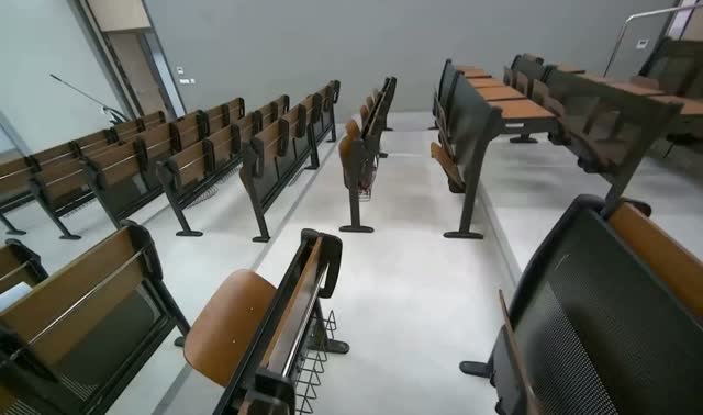 Folding up classroom desks: egocentric robotics sample