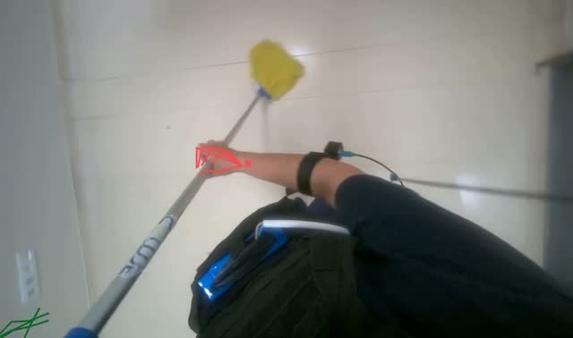Mopping the floor: egocentric robotics sample