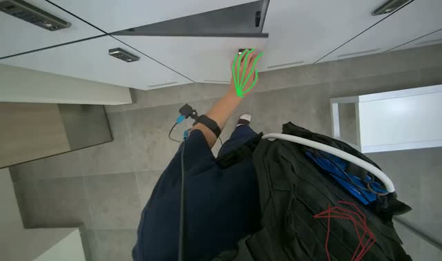 Dusting top of lockers: egocentric robotics sample