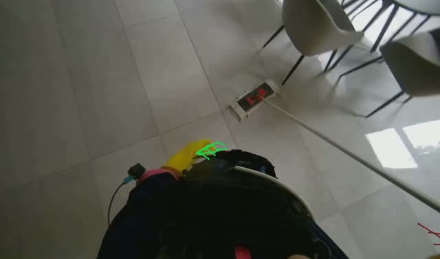 Mopping the floor: egocentric robotics sample