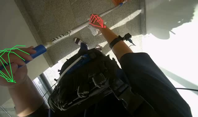 Mopping stairs: egocentric robotics sample