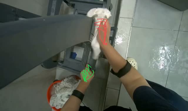 Cleaning the cleaning cart: egocentric robotics sample