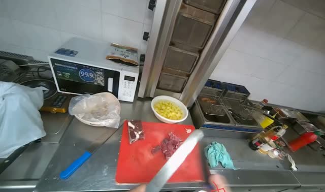 Sharpening knife: egocentric robotics sample