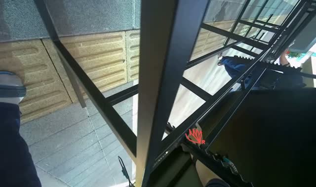 Wiping table frame: egocentric robotics sample