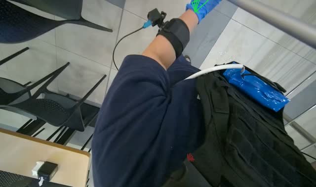 Mopping floor: egocentric robotics sample
