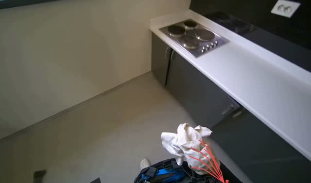 Wiping window sill: egocentric robotics sample