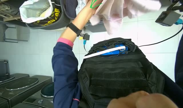 Folding and sorting laundry items: egocentric robotics sample