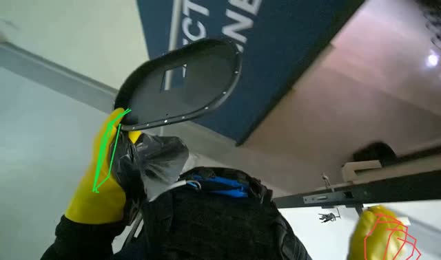 Cleaning a tray: egocentric robotics sample