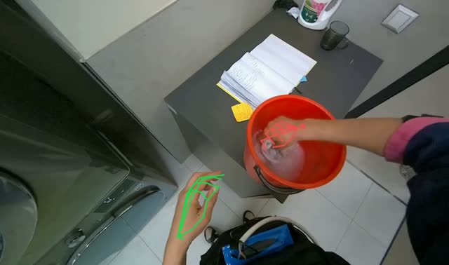 Wiping washing machine doors: egocentric robotics sample