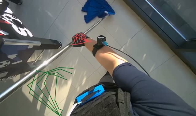 Mopping floor: egocentric robotics sample