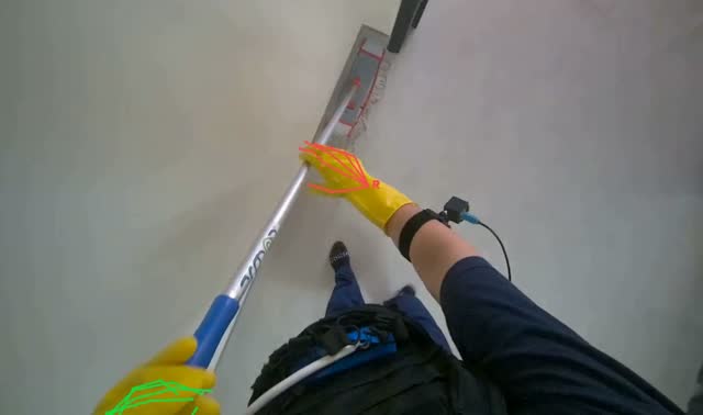Mopping floor: egocentric robotics sample