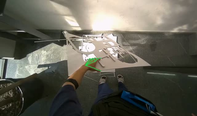 Organizing paper cutouts: egocentric robotics sample