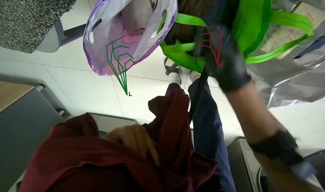Loading clothes into washing machine: egocentric robotics sample