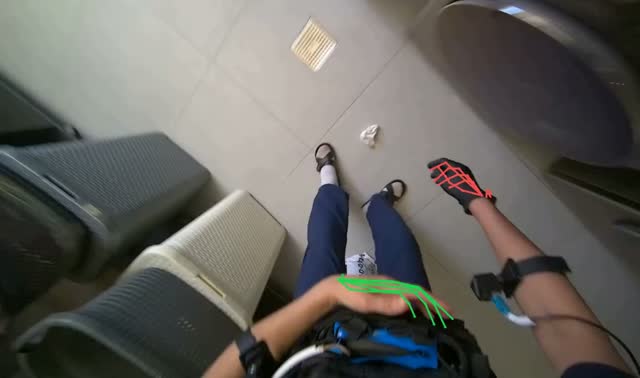 Transferring clothes from washer to dryer/basket: egocentric robotics sample