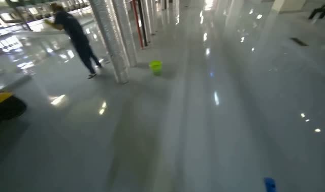Mopping the floor: egocentric robotics sample