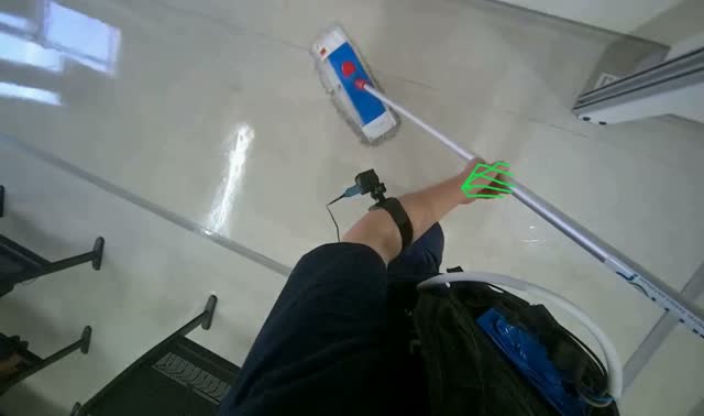 Mopping auditorium floor: egocentric robotics sample